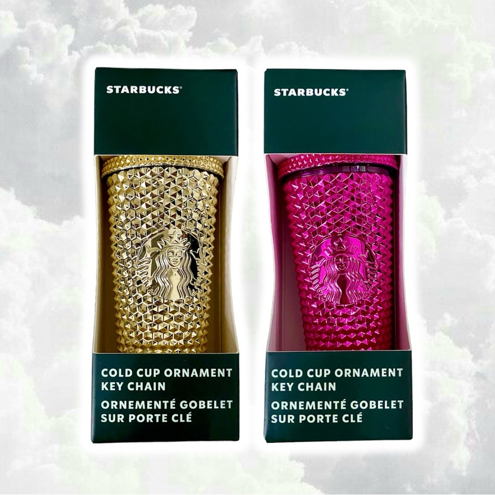 ✨Set of 2 LE Starbucks keychain ornaments